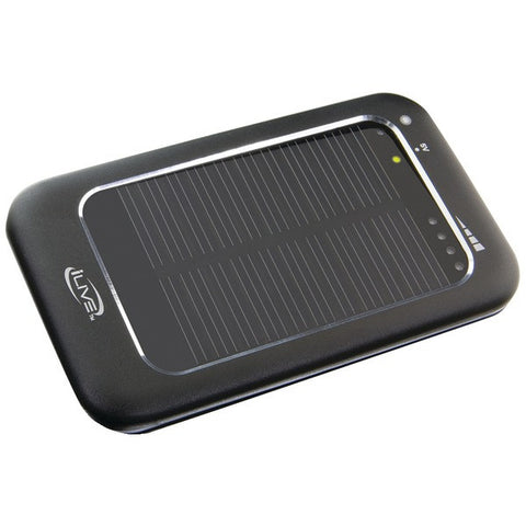 ILIVE WP662B 2,100mAh Solar Power Charger with Built-in Rechargeable Battery