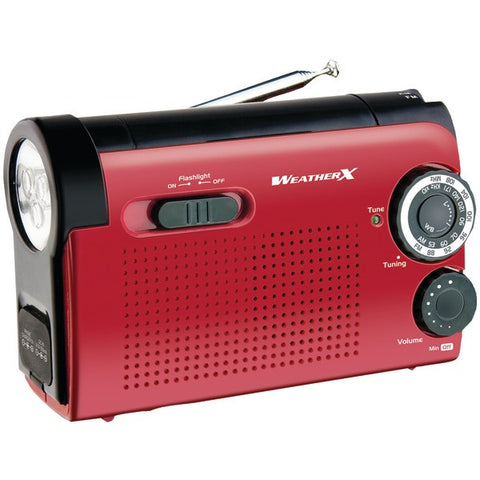 WEATHERX WR182R WeatherX Flashlight with AM-FM-Weather Radio
