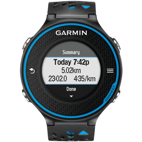 GARMIN 010-01128-00 Forerunner(R) 620 GPS-Enabled Running Watch (Blue- Black)