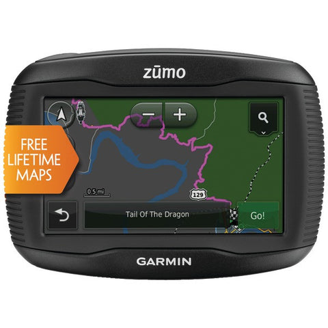 GARMIN 010-01186-00 zumo(R) 390LM 4.3" GPS Receiver with Bluetooth(R) & Free Lifetime Maps