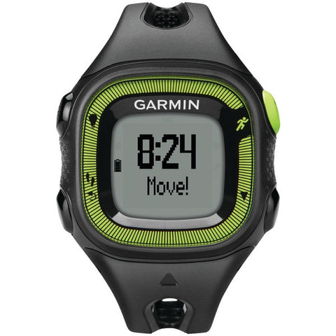 GARMIN 010-01241-20 Forerunner(R) 15 GPS-Enabled Running Watch (Small, Black-Green)
