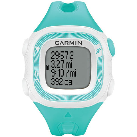 GARMIN 010-01241-21 Forerunner(R) 15 GPS-Enabled Running Watch (Small, Teal-White)