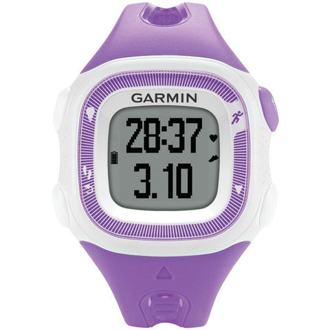 GARMIN 010-01241-22 Forerunner(R) 15 GPS-Enabled Running Watch (Small, Purple-White)
