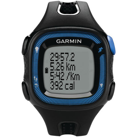 GARMIN 010-01241-40 Forerunner(R) 15 Bundle (Large, Black-Blue)