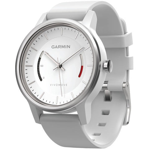 GARMIN 010-01597-03 vivomove(TM) Smart Watch (Sport Band; White)