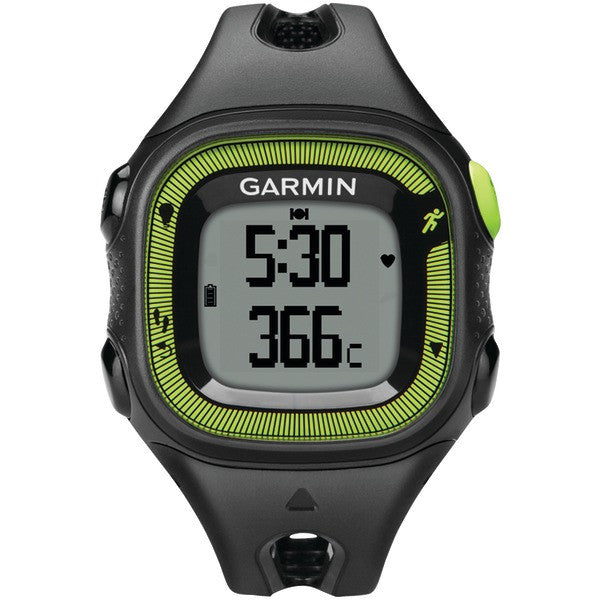 REFURBISHED GARMIN 010-N1241-20 Refurbished Forerunner(R) 15, Black-Green