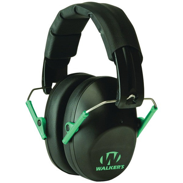 WALKERS GAME EAR GWP-FPM1-BKTL PRO Low-Profile Folding Muff (Black-Teal)