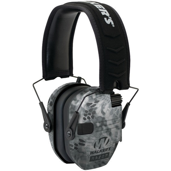 WALKERS GAME EAR GWP-RSEM-KPT Razor Series(TM) Slim Shooter Electronic Folding Muff (Kryptek Camo)