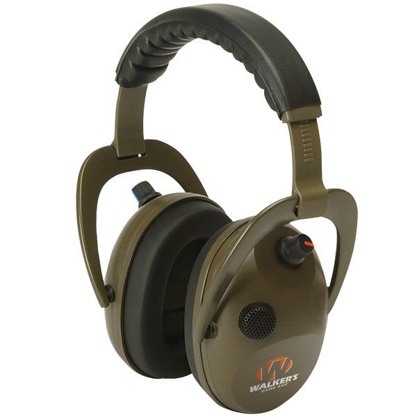 WALKERS GAME EAR GWP-WREPMBN Alpha Power Muff D-Max Green Headphones with Microphone