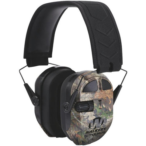 WALKERS GAME EAR GWP-XPMQMO Ultimate Power Muff Quads (Mossy Oak(R))