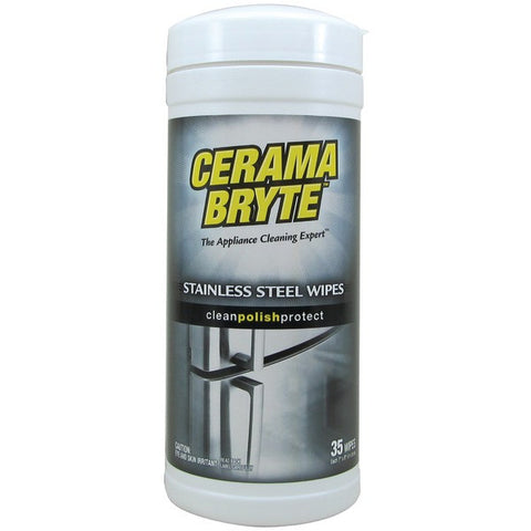 CERAMA BRYTE 48635 Stainless Steel Cleaning Wipes
