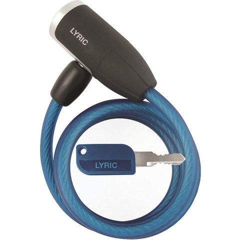 WORDLOCK CL-583-BL WLX Series 8mm Matchkey Cable Lock (Blue)