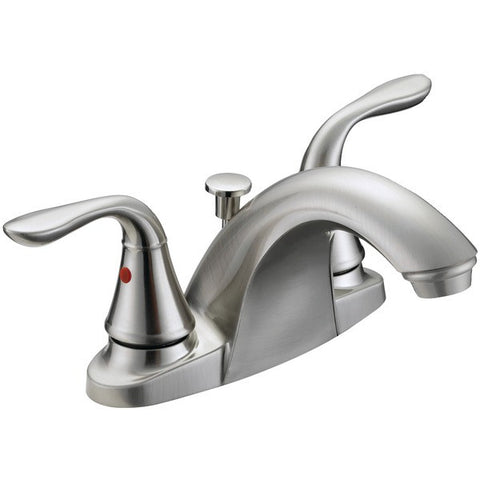 AQUA PLUMB 1554001 Premium Chrome-Plated 2-Handle Bathroom Faucet