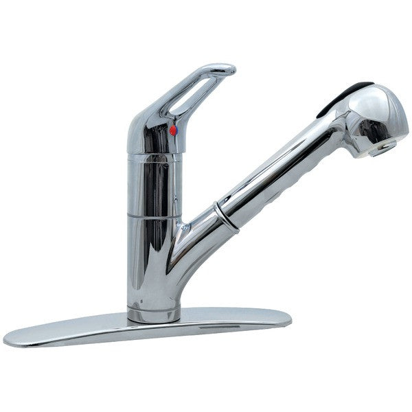 AQUA PLUMB 1554010 Chrome-Plated Single-Handle Bathroom Faucet