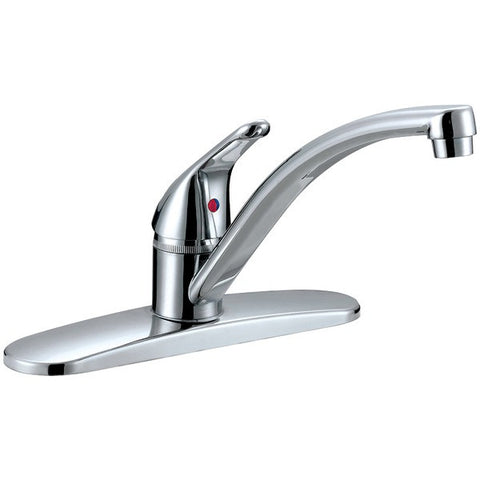 AQUA PLUMB 1558010 Premium Chrome-Plated Single-Handle Kitchen Faucet