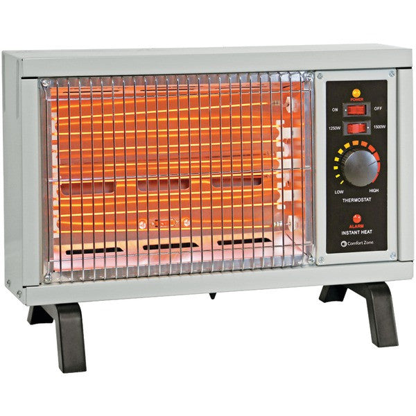 COMFORT ZONE CZ550 1,500-Watt Radiant Electric Heater