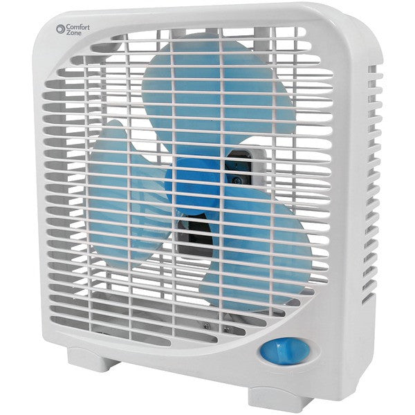 COMFORT ZONE CZ9BAS 9", 2-Speed Portable Box Fan