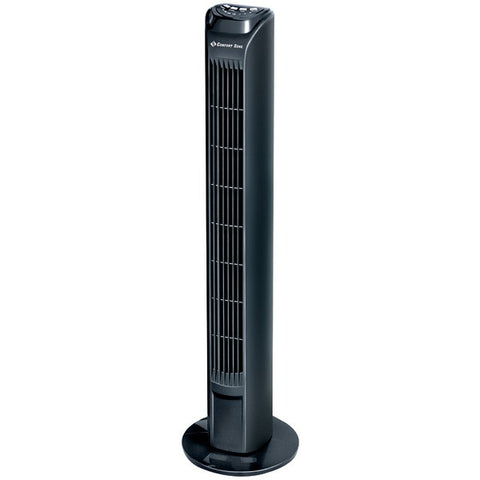 COMFORT ZONE CZTFR1BK 31" Oscillating 3-Speed Tower Fan with Remote