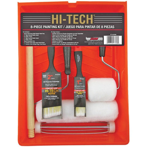 HI TECH PT03308 8-Piece Painting Kit with Deep Well
