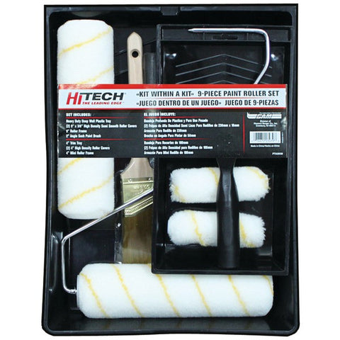 HI TECH PT03939 9-Piece Paint Tray Kit with Deep Well