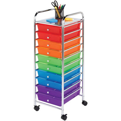 HONEY-CAN-DO CRT-02214 10-Drawer Rolling Storage Cart