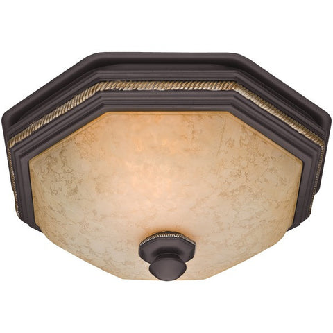 HUNTER 82023 Belle Meade 80cfm Ceiling-Exhaust Bath Fan with Snowflake Glass