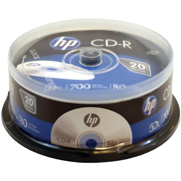 HP CR52020CB 700MB CD-Rs, 20-ct Spindle