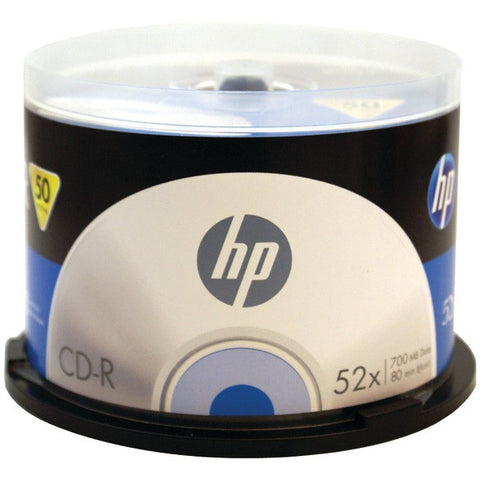 HP CR52050CB 52x CD-Rs, 50-ct Cake Box Spindle