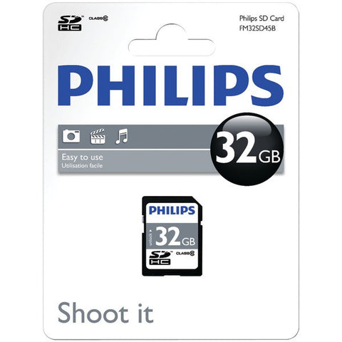 PHILIPS FM32SD45B-27 SDHC(TM) Card (32GB, Class 10)