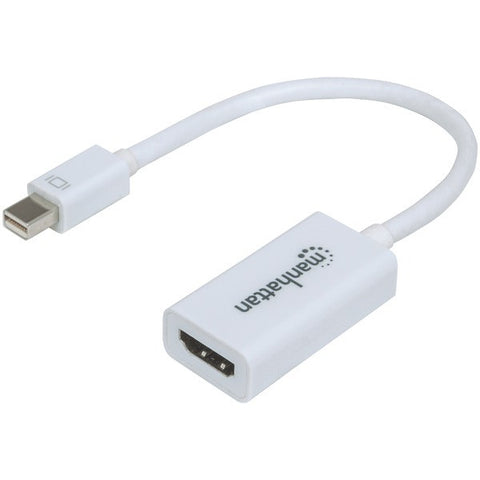 MANHATTAN 151399 Mini DisplayPort to HDMI(R) Adapter Cable, 15cm (White)