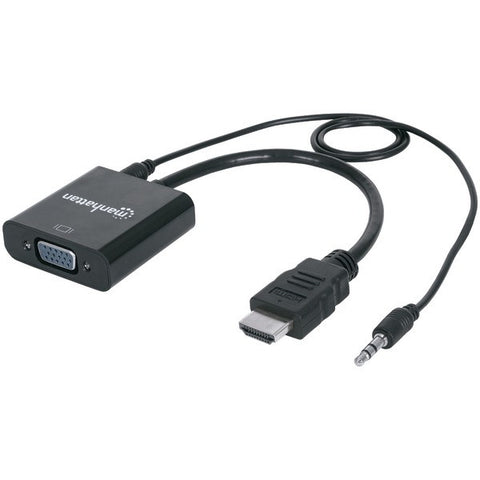 MANHATTAN 151450 HDMI(R) AM-VGA+ Audio Converter Cable