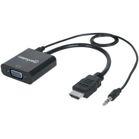 MANHATTAN 151559 HDMI(R) AM-VGA+ Audio Converter Cable