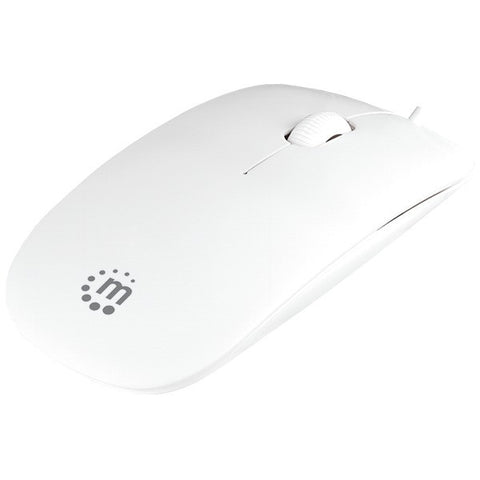 MANHATTAN 177627 Silhouette Optical Mouse (White)