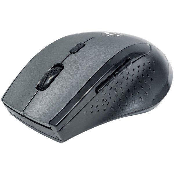 MANHATTAN 179379 Curve Wireless Optical Mouse (Gray-Black)