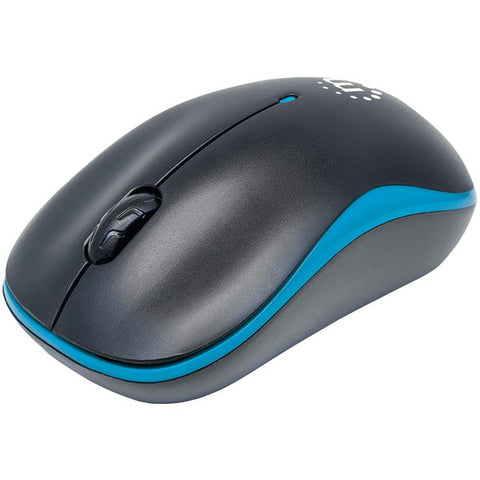 MANHATTAN 179416 Success Wireless Optical Mouse (Blue-Black)