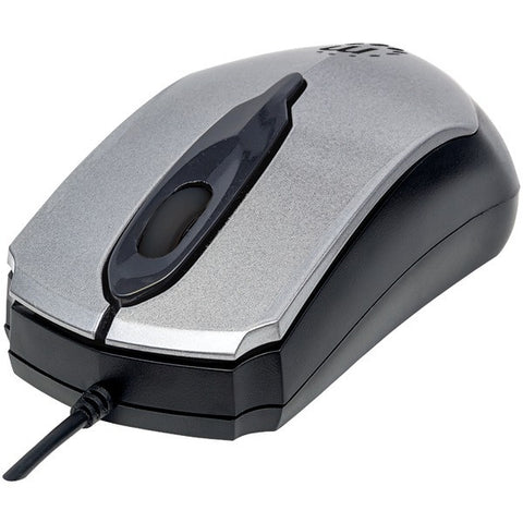 MANHATTAN 179423 Edge Optical USB Mouse (Gray-Black)