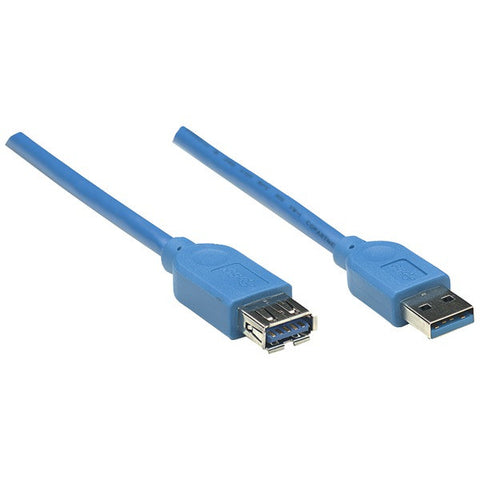 MANHATTAN 322379 A-Male to A-Female SuperSpeed USB 3.0 Extension Cable (2m)
