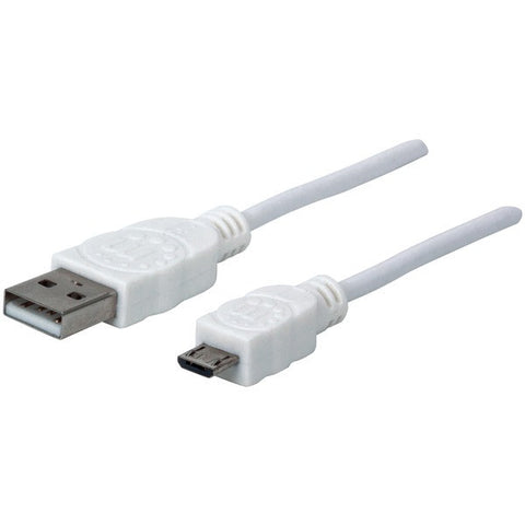 MANHATTAN 323987 A-Male to Micro B-Male USB 2.0 Cable (3ft)