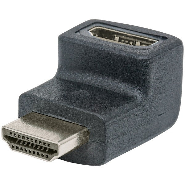 MANHATTAN 353502 HDMI(R) A-Female to A-Male Adapter (90deg Downward Angle)