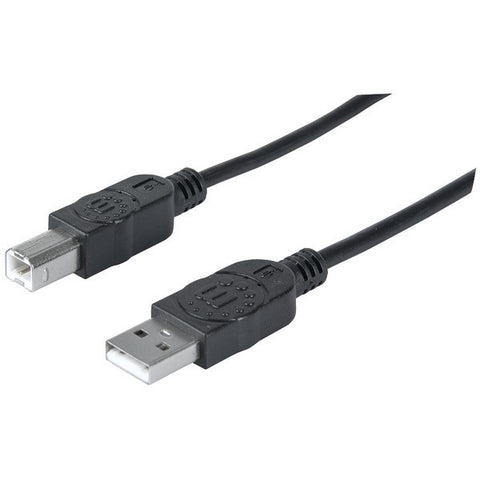 MANHATTAN 393829 A-Male to B-Male USB 2.0 Cable (10ft)