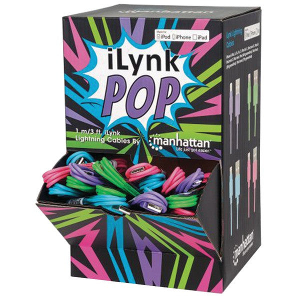 MANHATTAN 394277 iLynk POP Lightning(R) Cable Counter Display