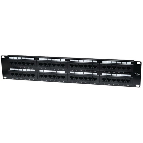 INTELLINET 513579 CAT-5E UTP Patch Panel, 48 Port, 2U