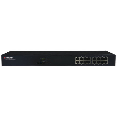 INTELLINET 520409 Rack-Mount Ethernet Switch (16 port)