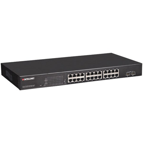 INTELLINET 560559 Gigabit PoE Managed Switch (24 Port)