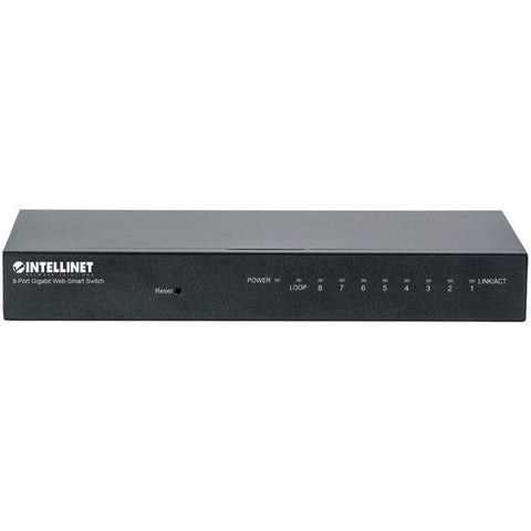 INTELLINET 561099 8-Port Gigabit Web-Smart Switch