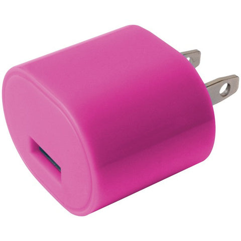 IESSENTIALS IE-AC1USB-PK 1-Amp USB Wall Charger (Pink)
