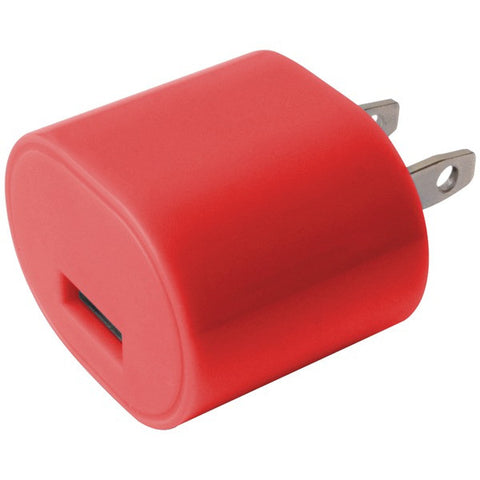 IESSENTIALS IE-AC1USB-RD 1-Amp USB Wall Charger (Red)