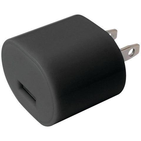 IESSENTIALS IE-AC1-USB 1-Amp USB Wall Charger (Black)