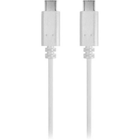 IESSENTIALS IE-C2C-WT USB-C(TM) to USB-C(TM) High-Speed Cable, 3.3ft-1m (White)