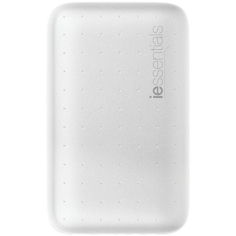 IESSENTIALS IEC-PB6-WT 6,000mAh Power Bank with UL Battery Pack (White)